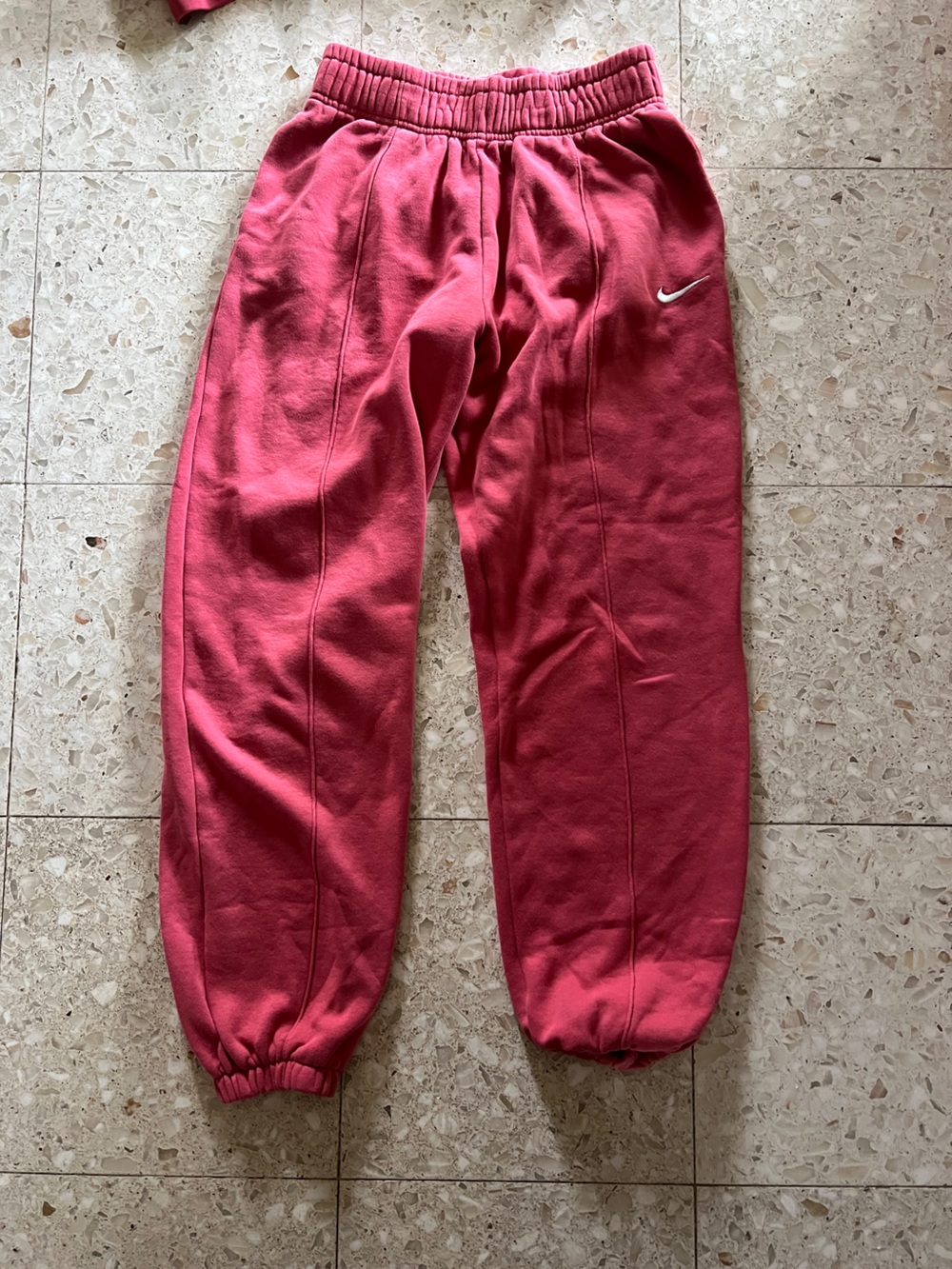 Nike Women’s Dust Rose Sweatpants with Elastic Waist